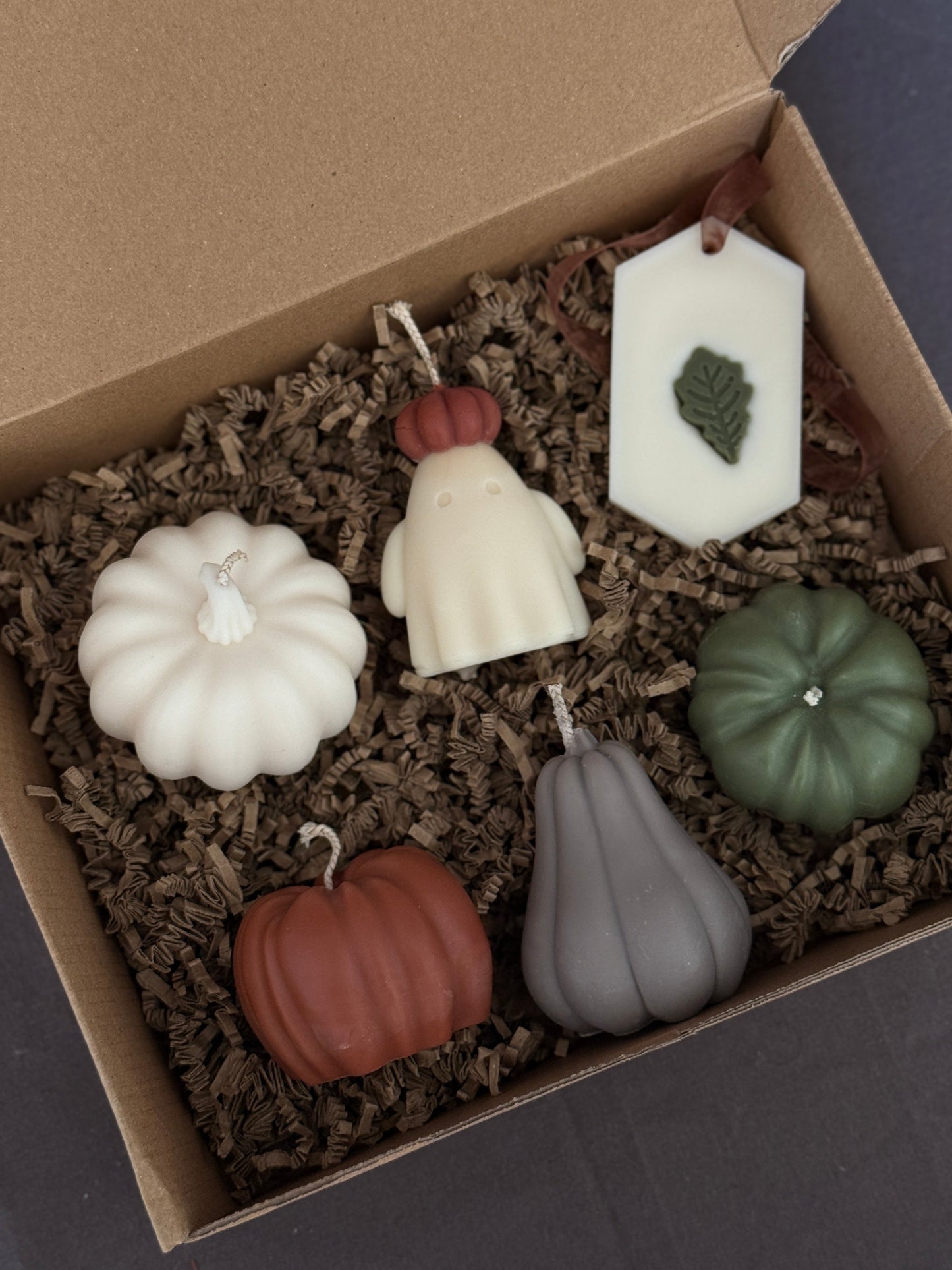 Coffret Bougie végétale d'Automne n°1 - parfum de Grasse Aurabloom
