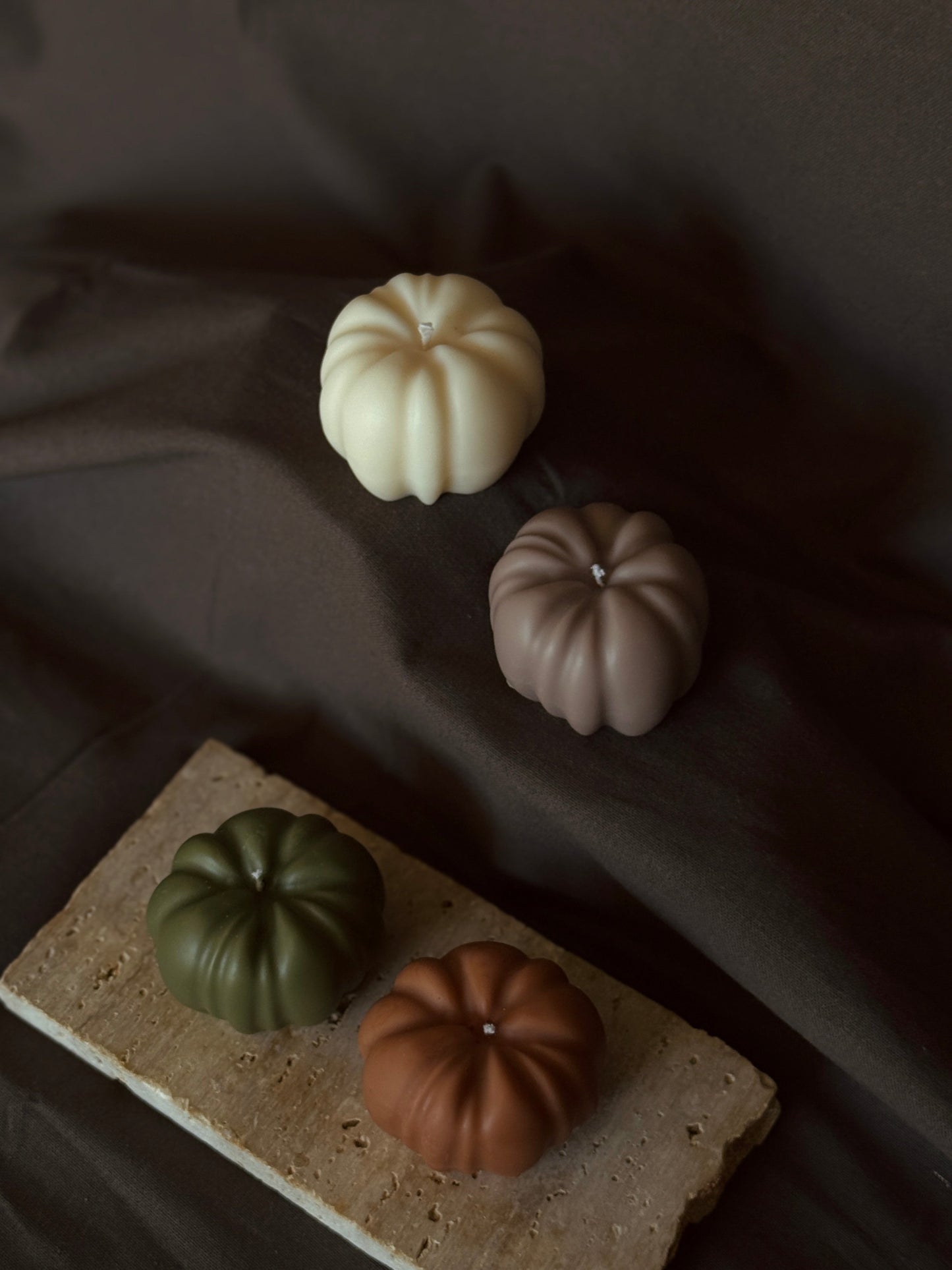 Coffret Duo Bougie végétale Citrouille - parfum de Grasse Aurabloom