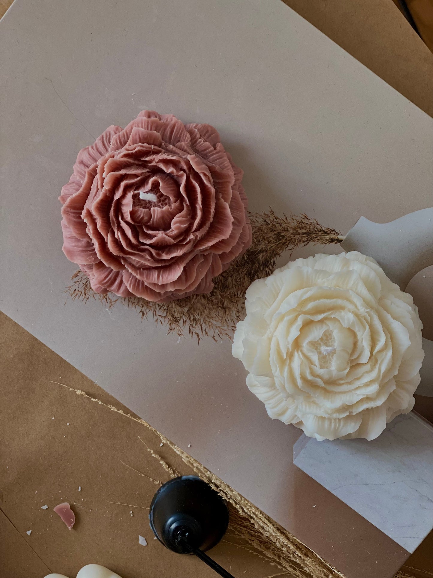 Bougie Peona - St Valentin Aurabloom