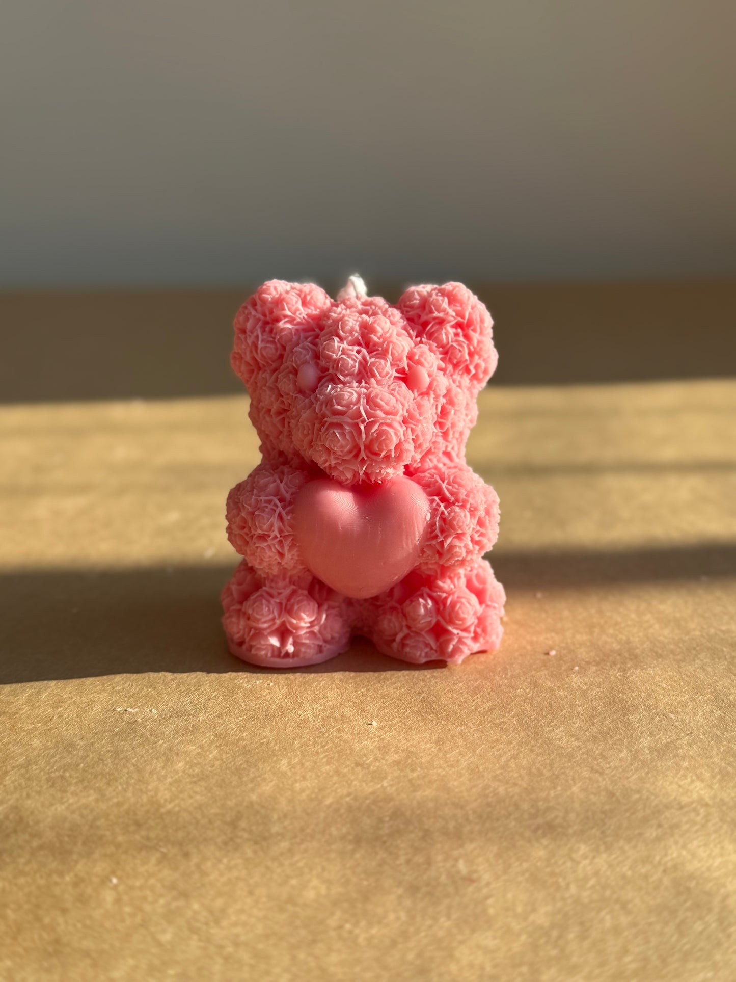 Bougie Teddy Rose Aurabloom