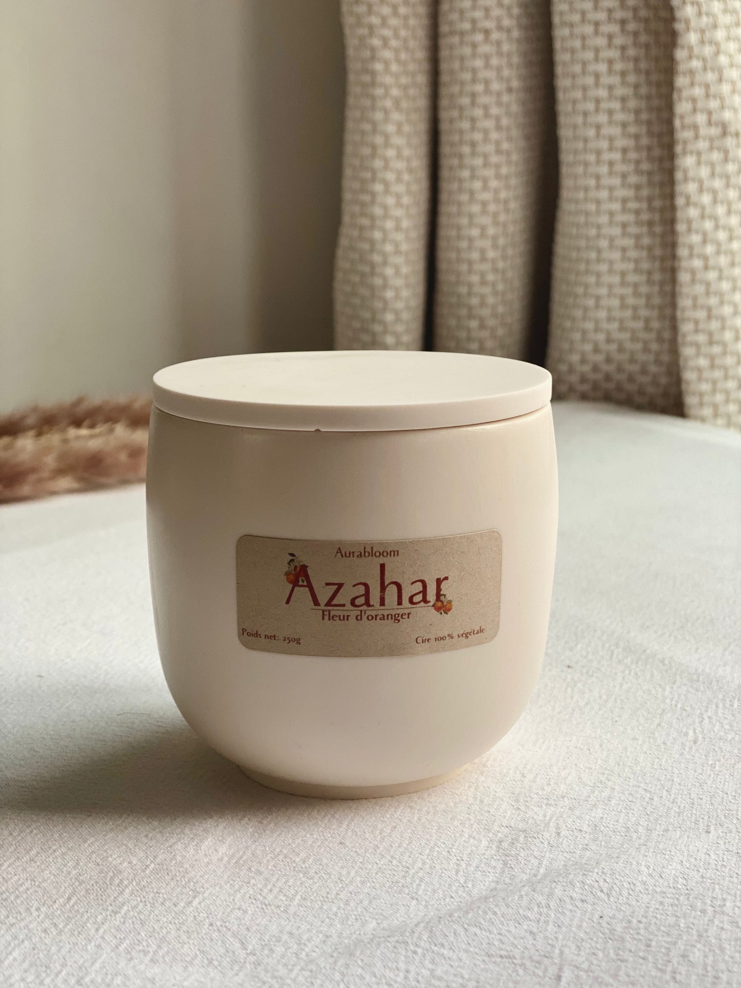 Bougie Cire de Soja parfumée - Azahar - Aurabloom