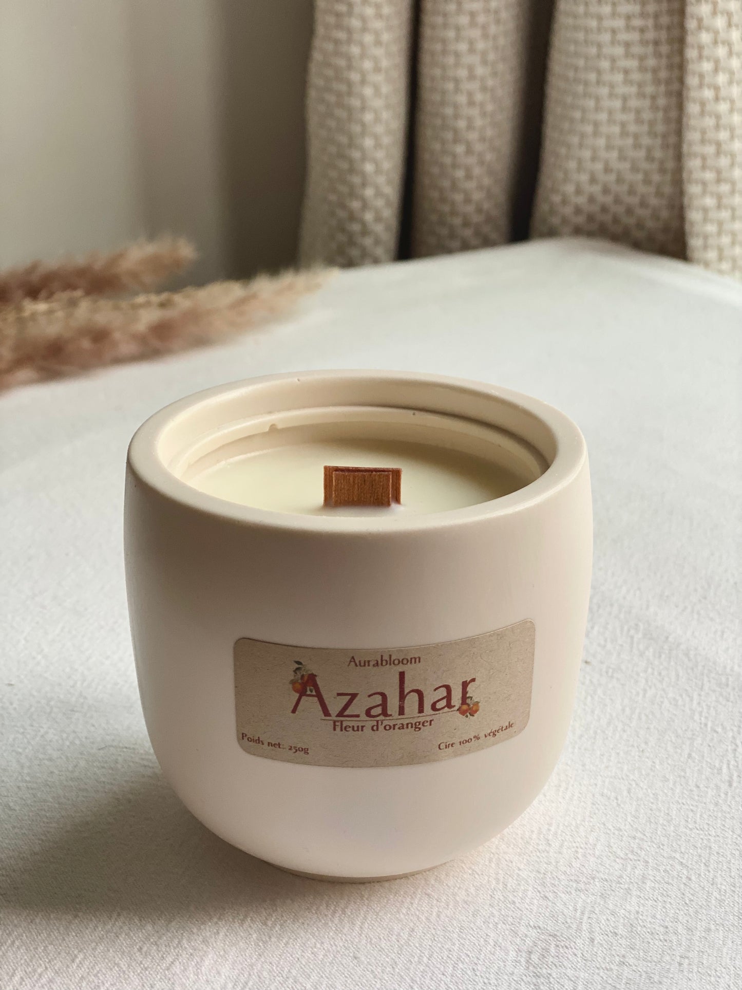 Bougie Cire de Soja parfumée - Azahar - Aurabloom