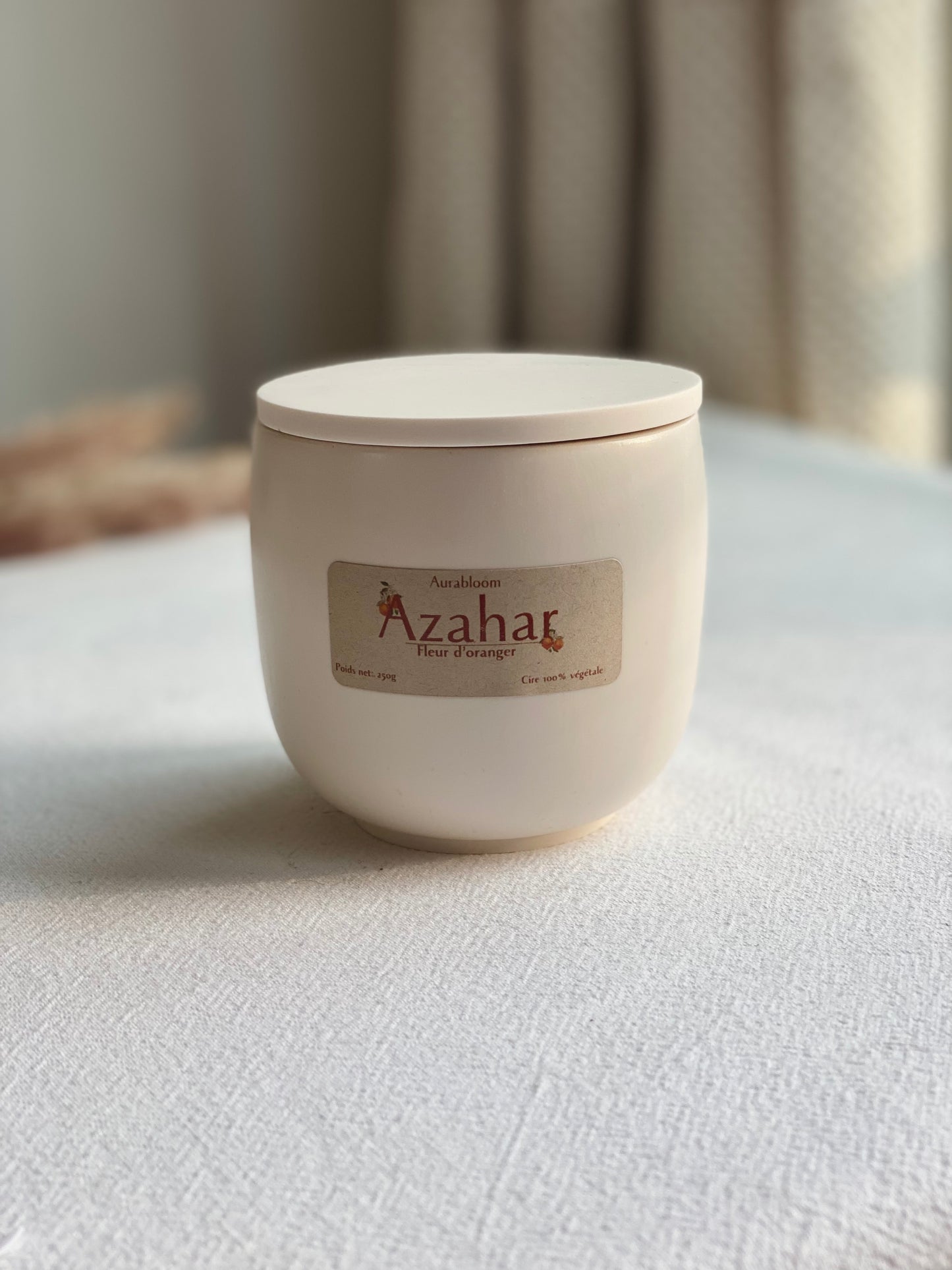 Bougie Cire de Soja parfumée - Azahar - Aurabloom