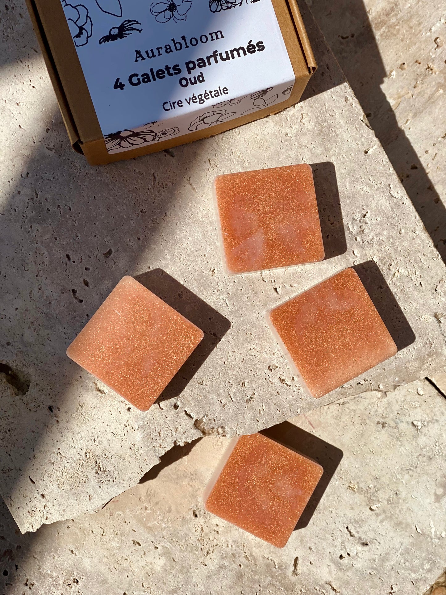 La Box de 4 Galets Parfumés - Automne Aurabloom