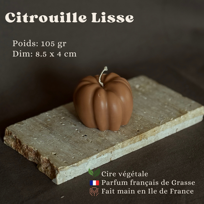 Bougie végétale Automne Citrouille à l'unité  - parfum de Grasse Aurabloom