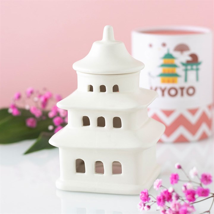 Brûle-Parfum en céramique - Le Temple de Kyoto Aurabloom