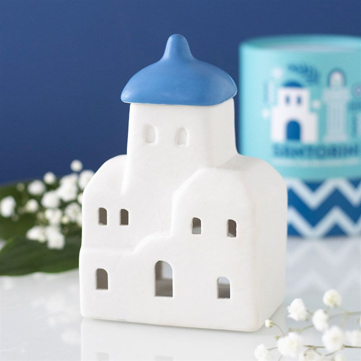 Brûle-Parfum en céramique - Santorini Aurabloom