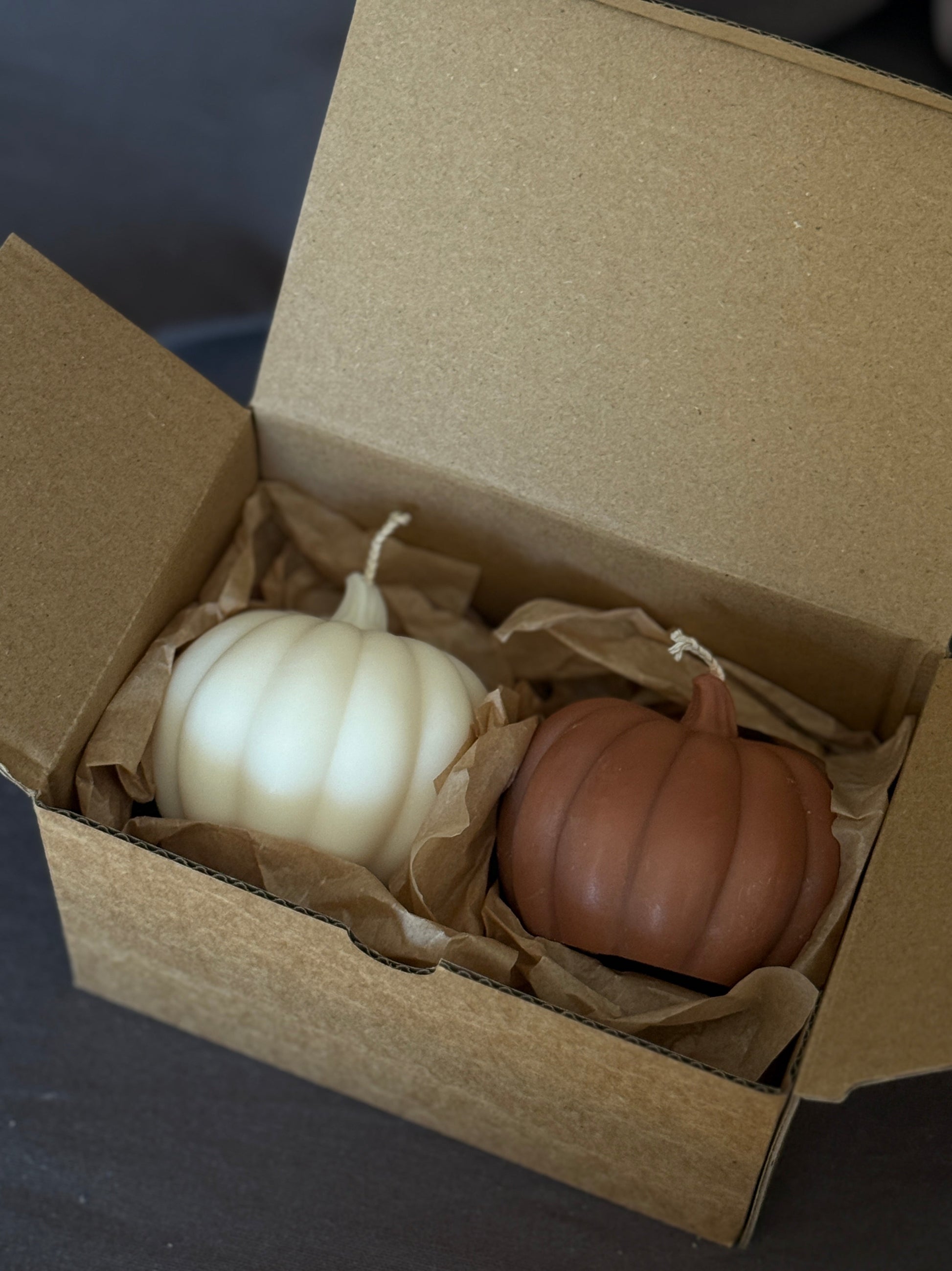 Coffret Duo Bougie végétale Automne n°1 - parfum de Grasse Aurabloom