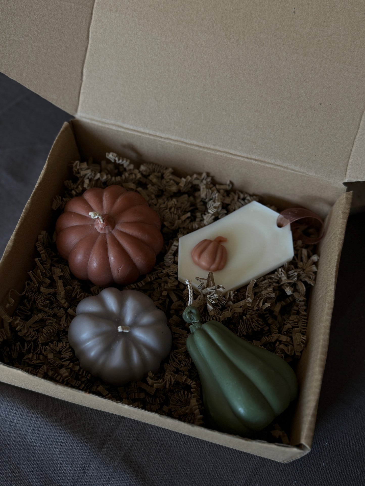 Coffret Bougie végétale d'Automne n°2 - parfum de Grasse Aurabloom