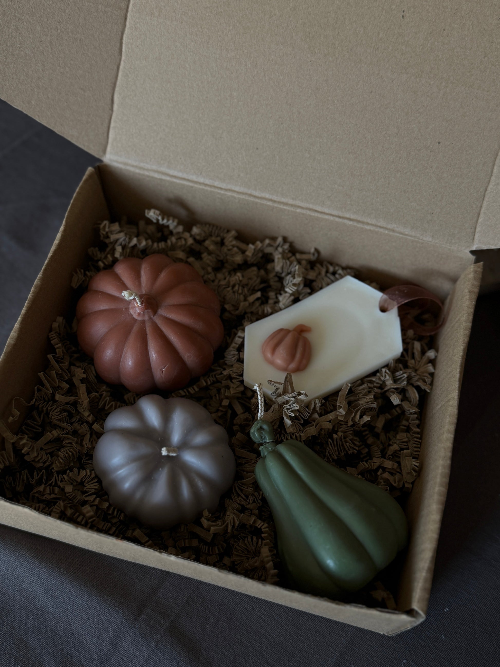 Coffret Bougie végétale d'Automne n°2 - parfum de Grasse Aurabloom