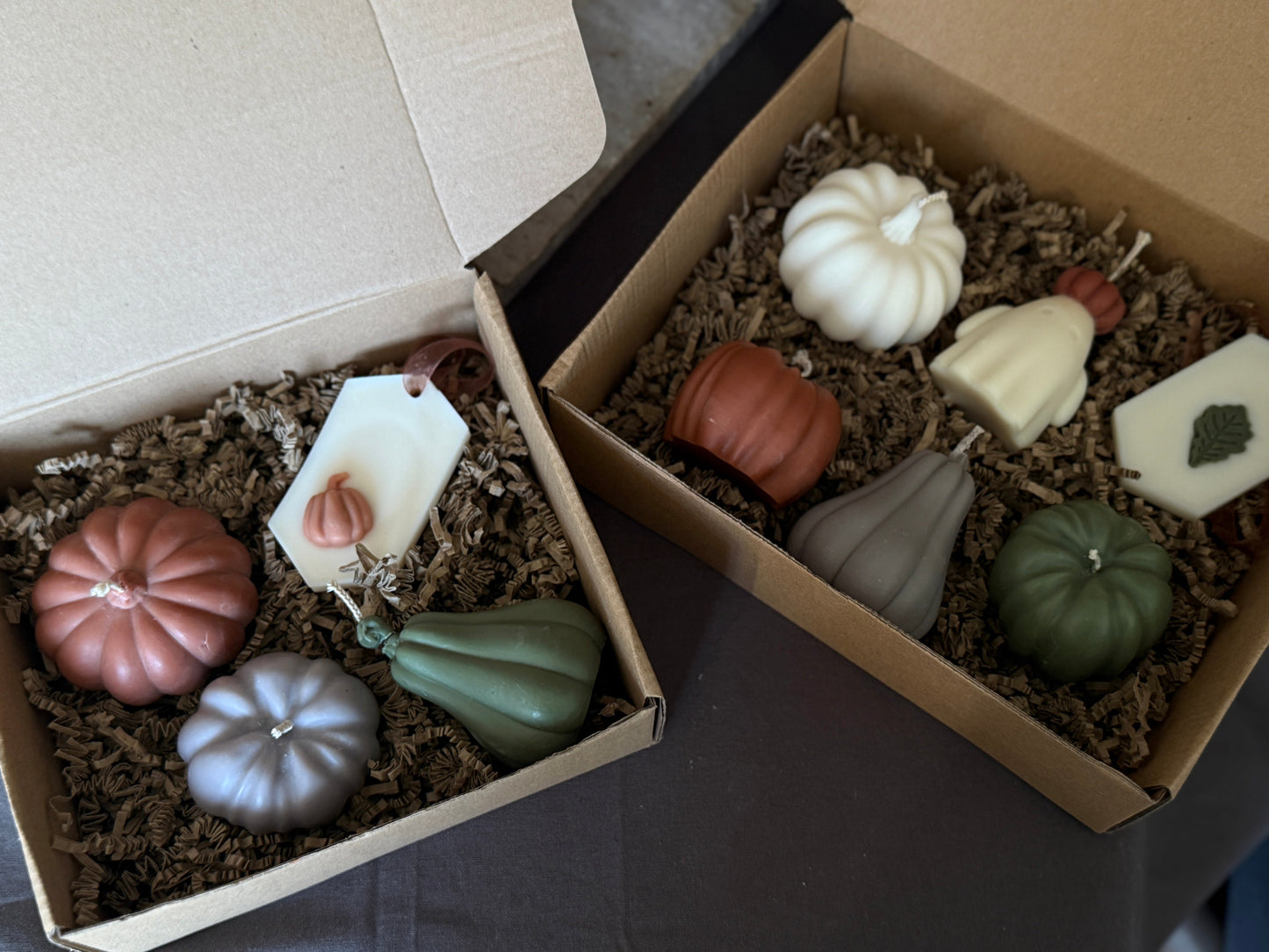 Coffret Bougie végétale d'Automne n°2 - parfum de Grasse Aurabloom