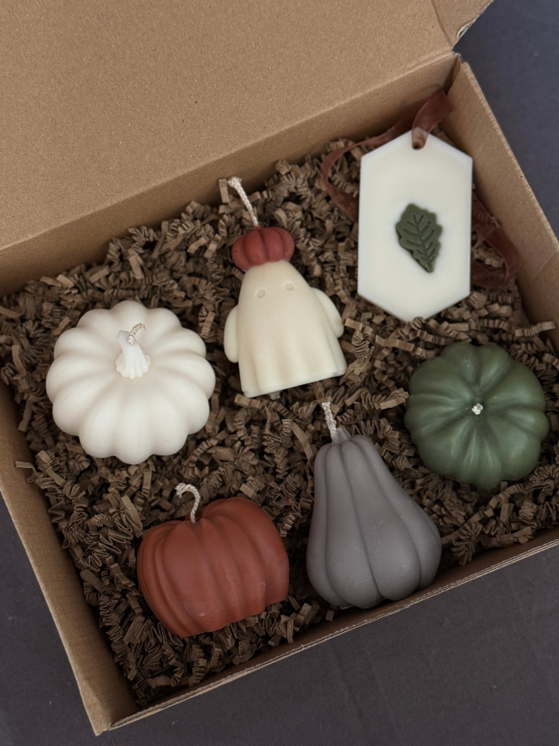 Coffret Bougie végétale d'Automne n°1 - parfum de Grasse Aurabloom