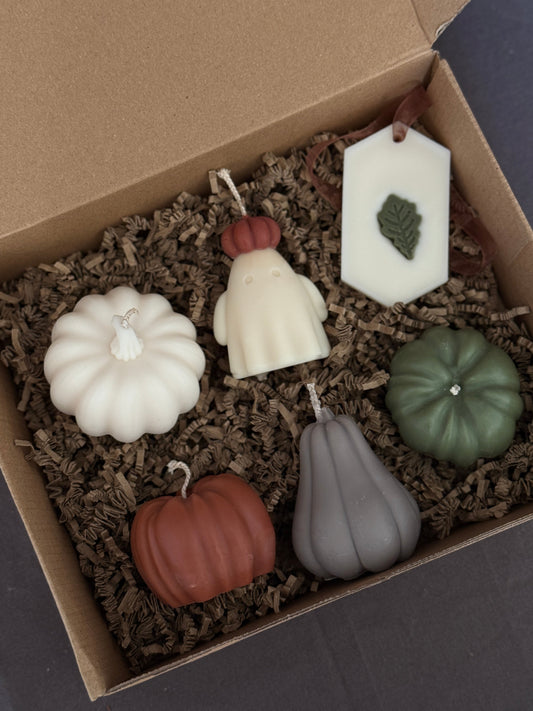Coffret Bougie végétale d'Automne n°1 - parfum de Grasse Aurabloom