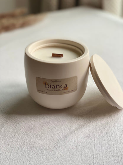 Bougie parfumée Cire de Soja - Bianca Aurabloom