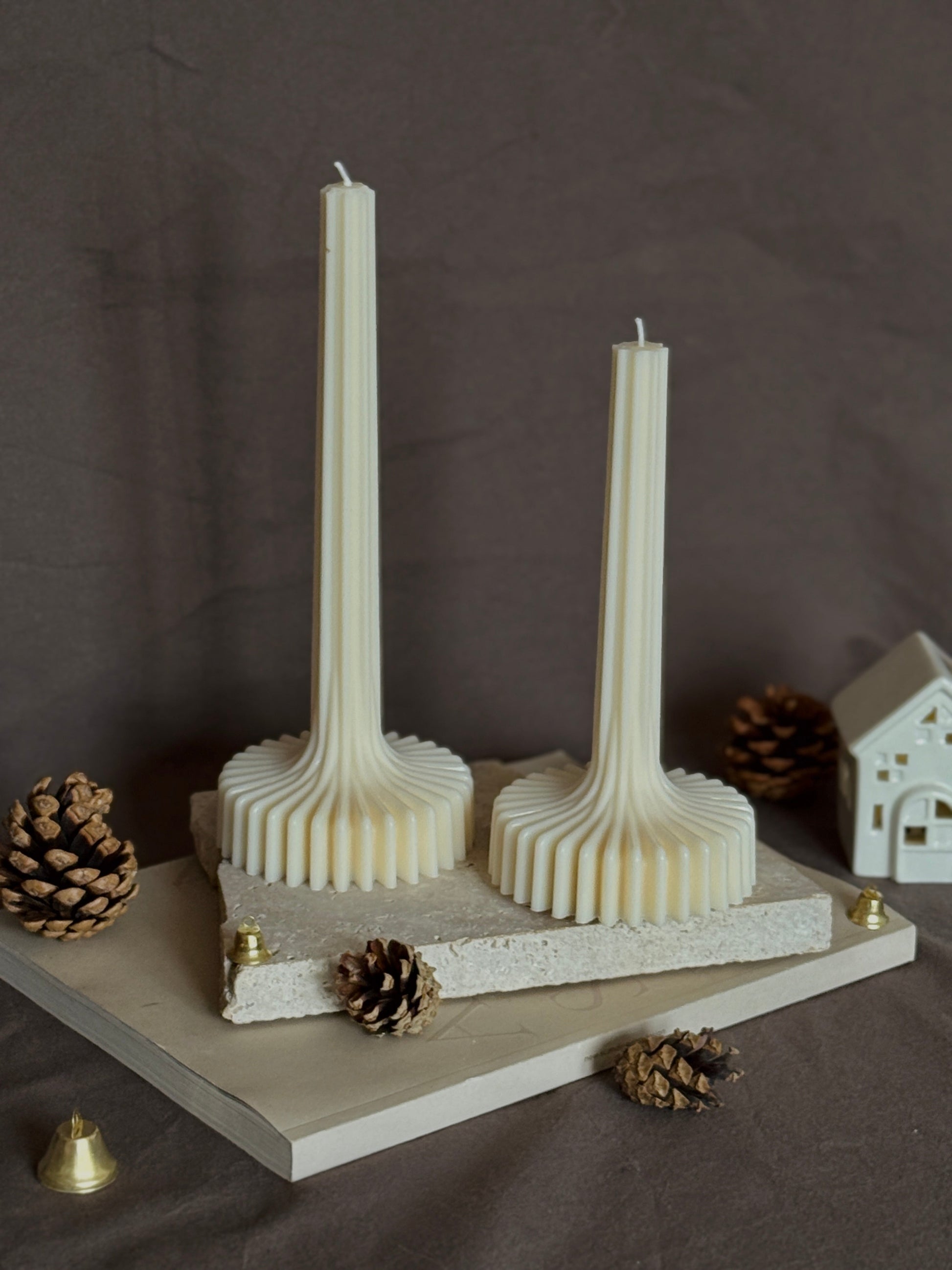 Bougie Elena - Cire végétale Parfum de Grasse Aurabloom