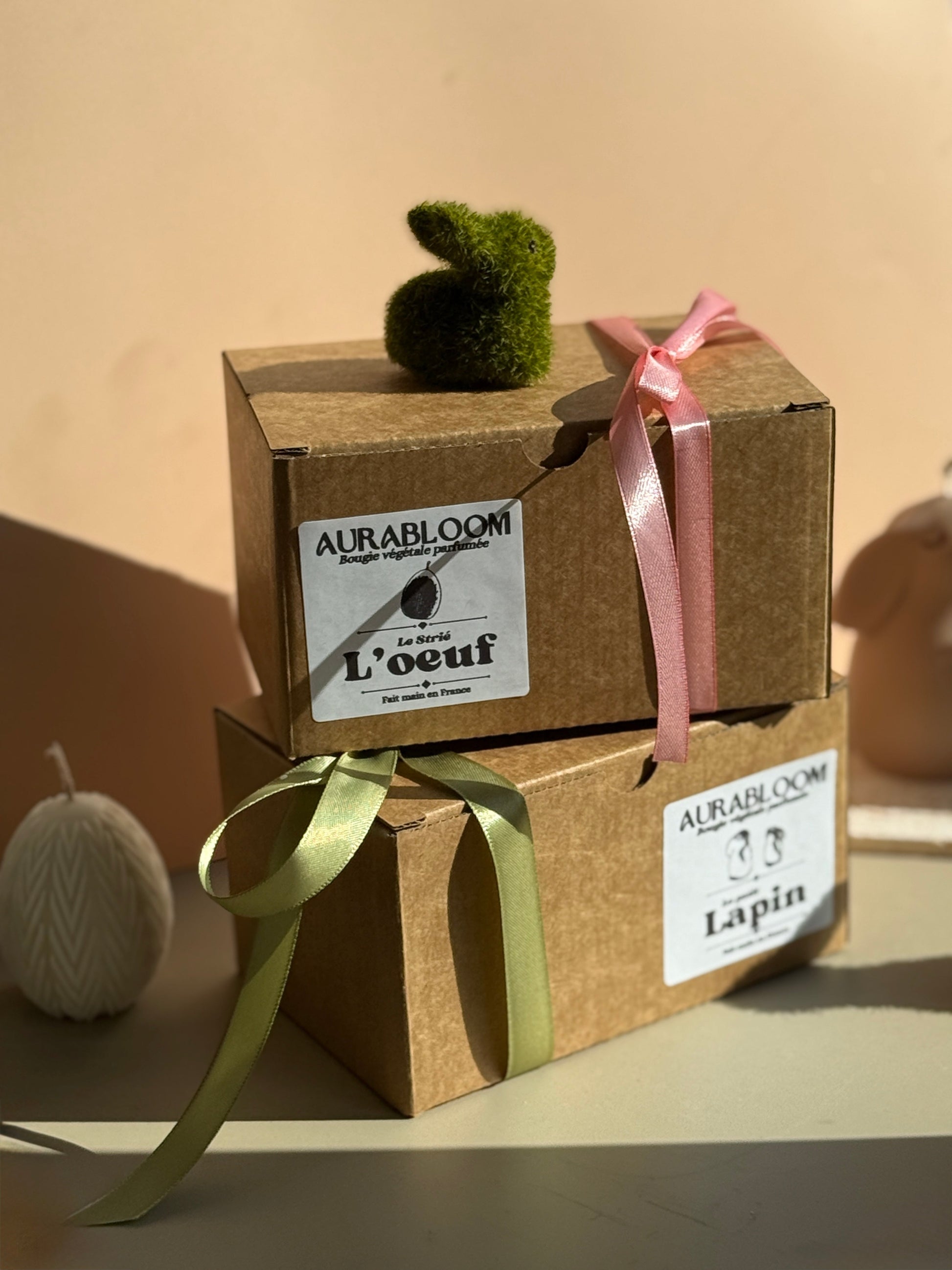 Bougie Cire végétale parfumée - Les Coffrets de Pâques 🐣 Aurabloom
