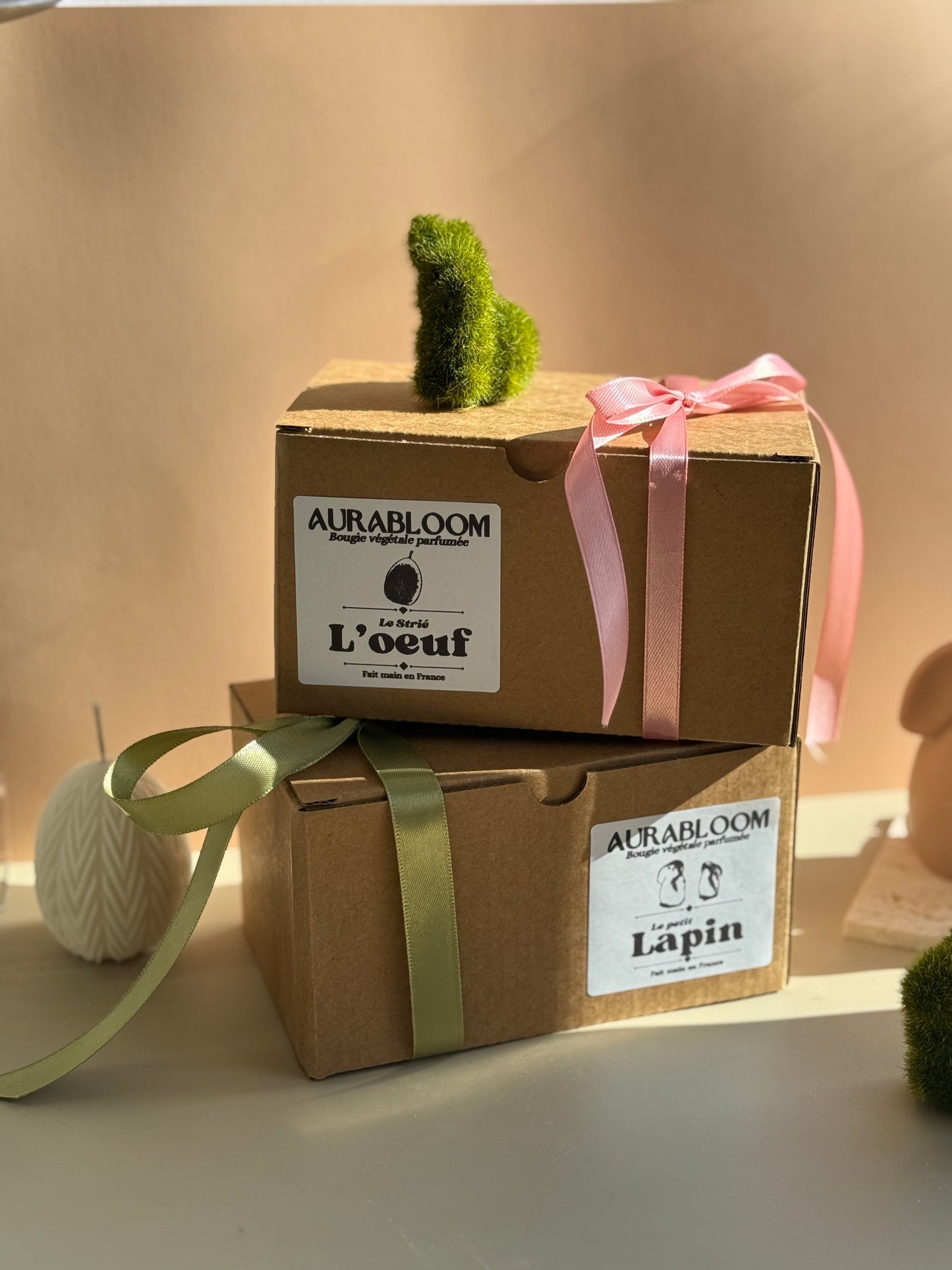 Bougie Cire végétale parfumée - Les Coffrets de Pâques 🐣 Aurabloom