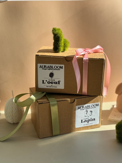 Bougie Cire végétale parfumée - Les Coffrets de Pâques 🐣 Aurabloom