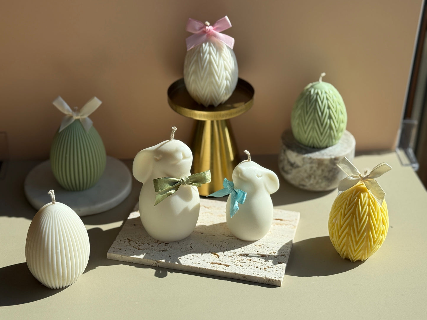 Bougie Cire végétale parfumée - Les Œufs de Pâques 🐣 Aurabloom
