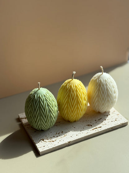 Bougie Cire végétale parfumée - Les Œufs de Pâques 🐣 Aurabloom