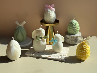 Bougie Cire végétale parfumée - Les Œufs de Pâques 🐣 Aurabloom