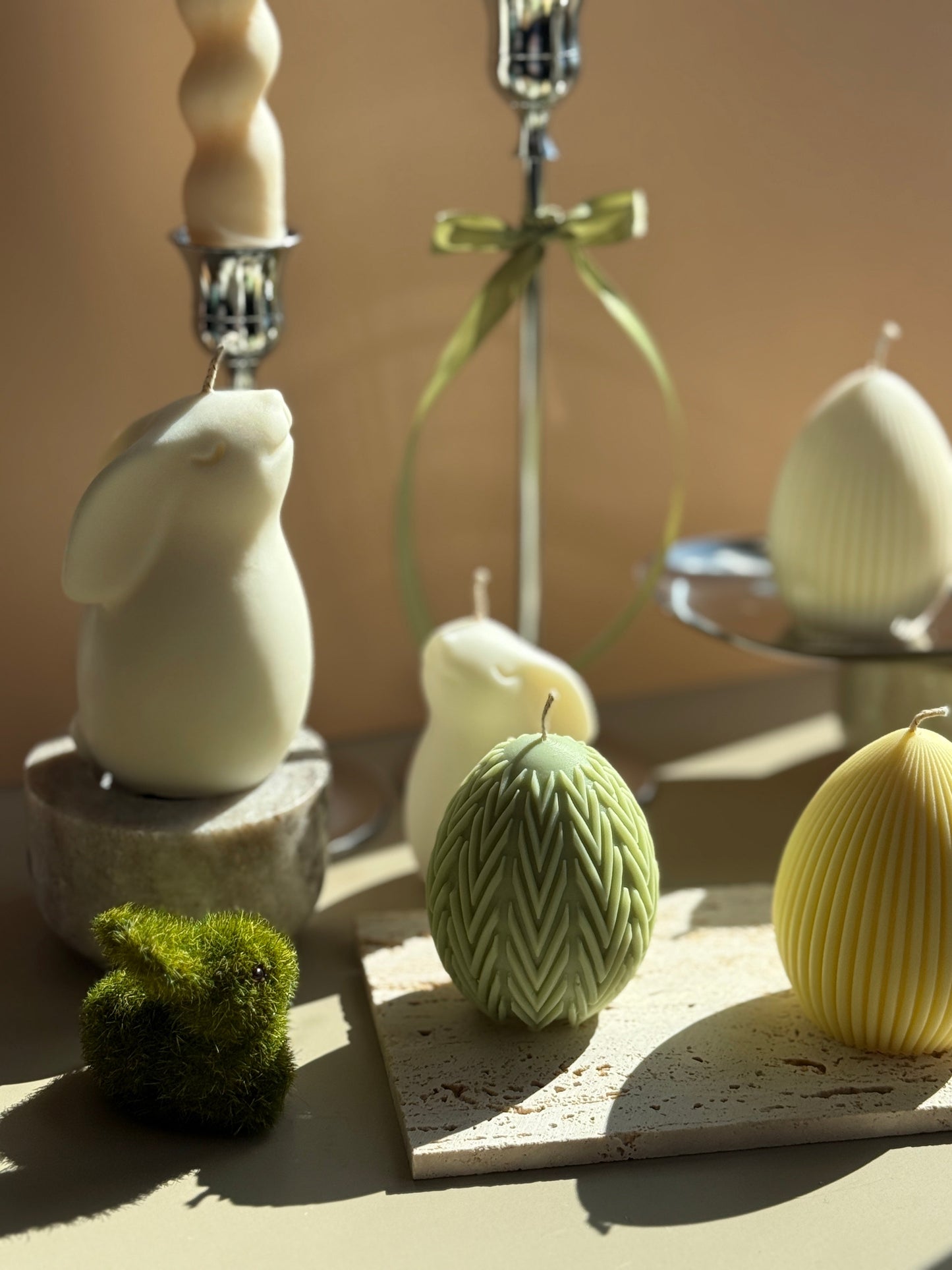 Bougie Cire végétale parfumée - Les Œufs de Pâques 🐣 Aurabloom
