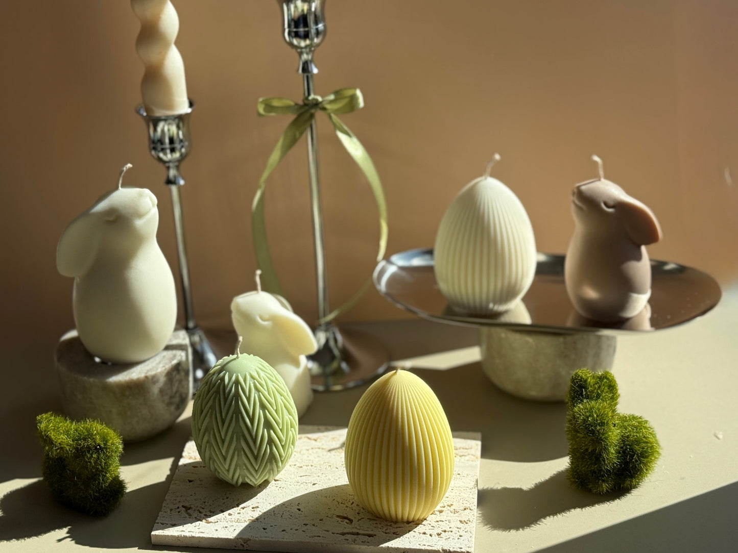 Bougie Cire végétale parfumée - Les Œufs de Pâques 🐣 Aurabloom