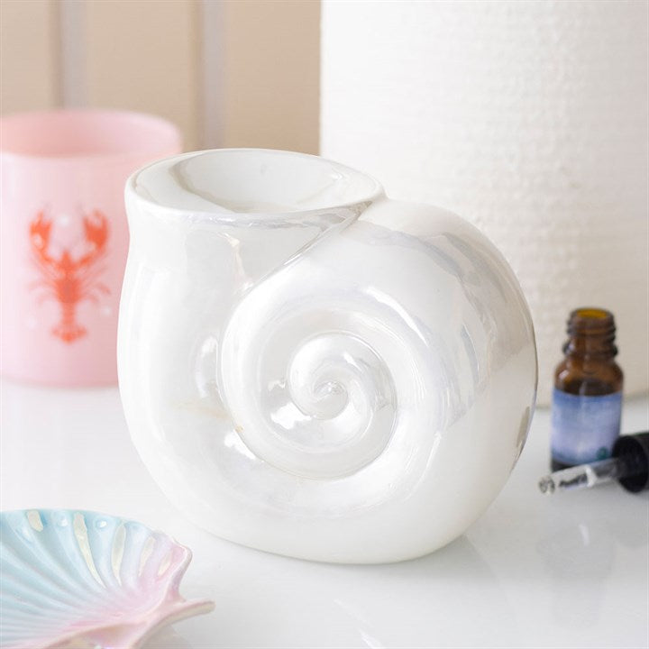 Brûle-Parfum en céramique - Nacrea Sea Shell Aurabloom