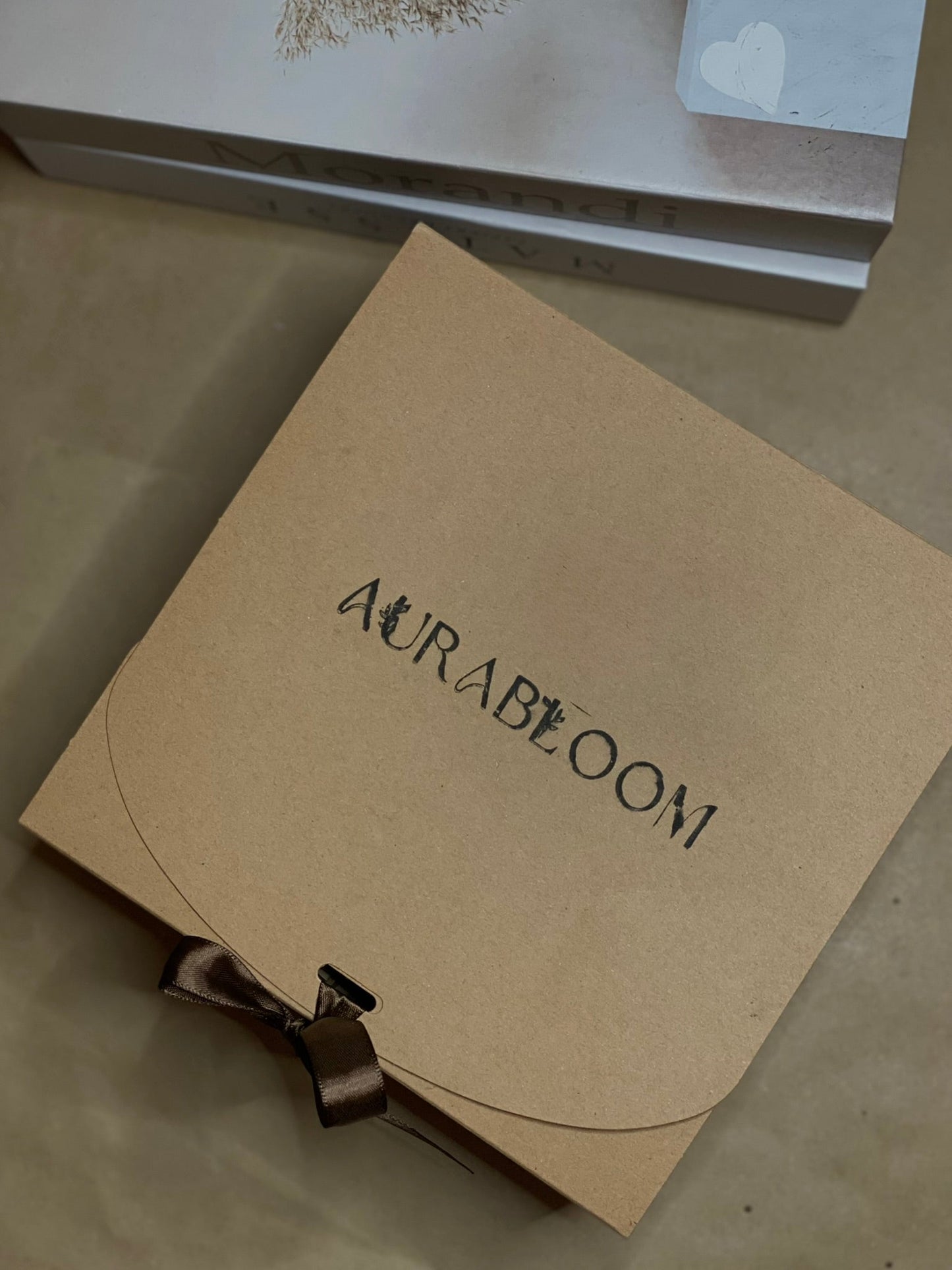 Coffret Bougie végétale d'Automne n°3 - parfum de Grasse Aurabloom