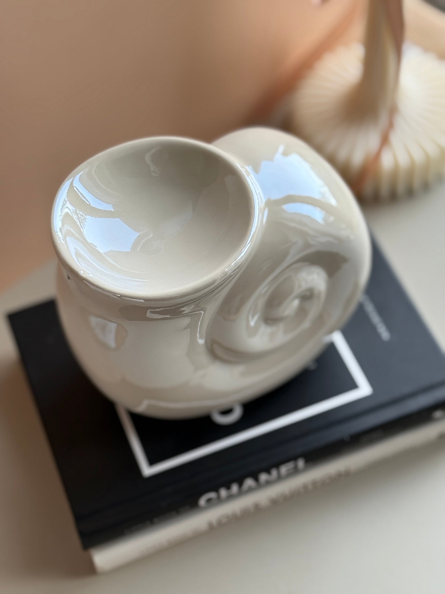 Brûle-Parfum en céramique - Nacrea Sea Shell Aurabloom