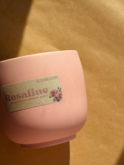 Bougie parfumée Cire de Soja - Rosaline Aurabloom